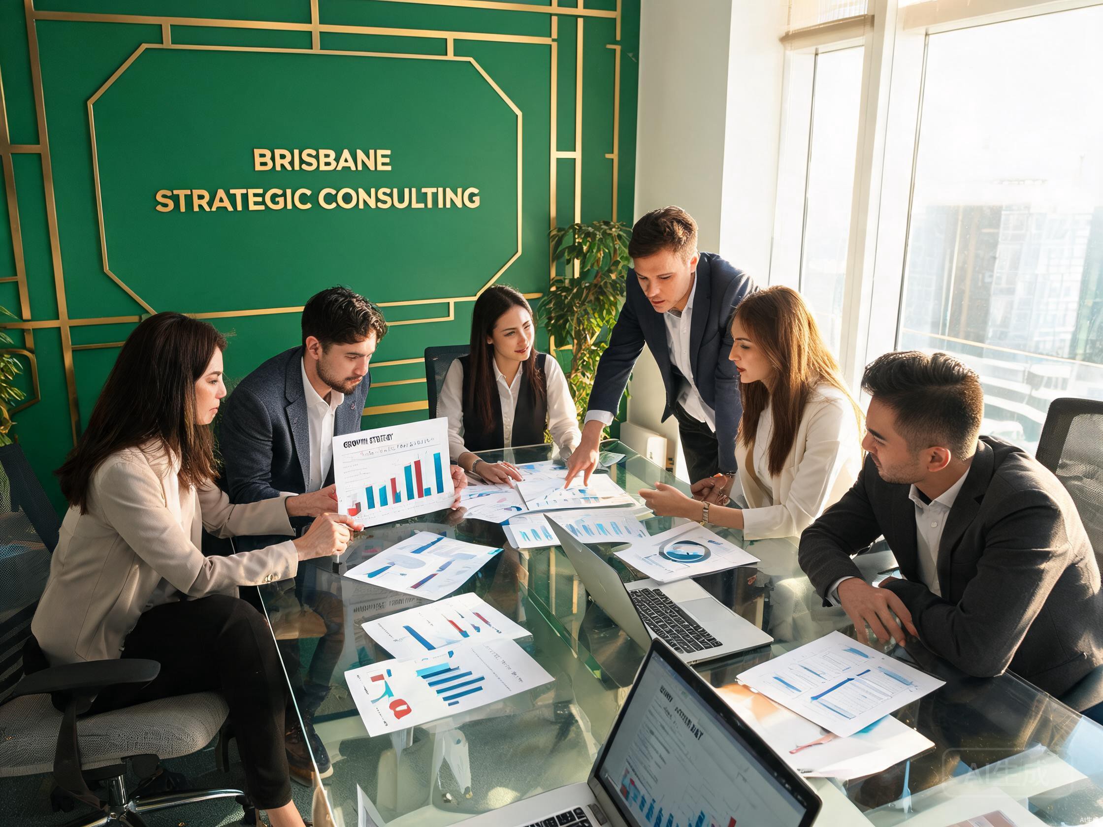 GROWTH NATION consulting team in Brisbane office