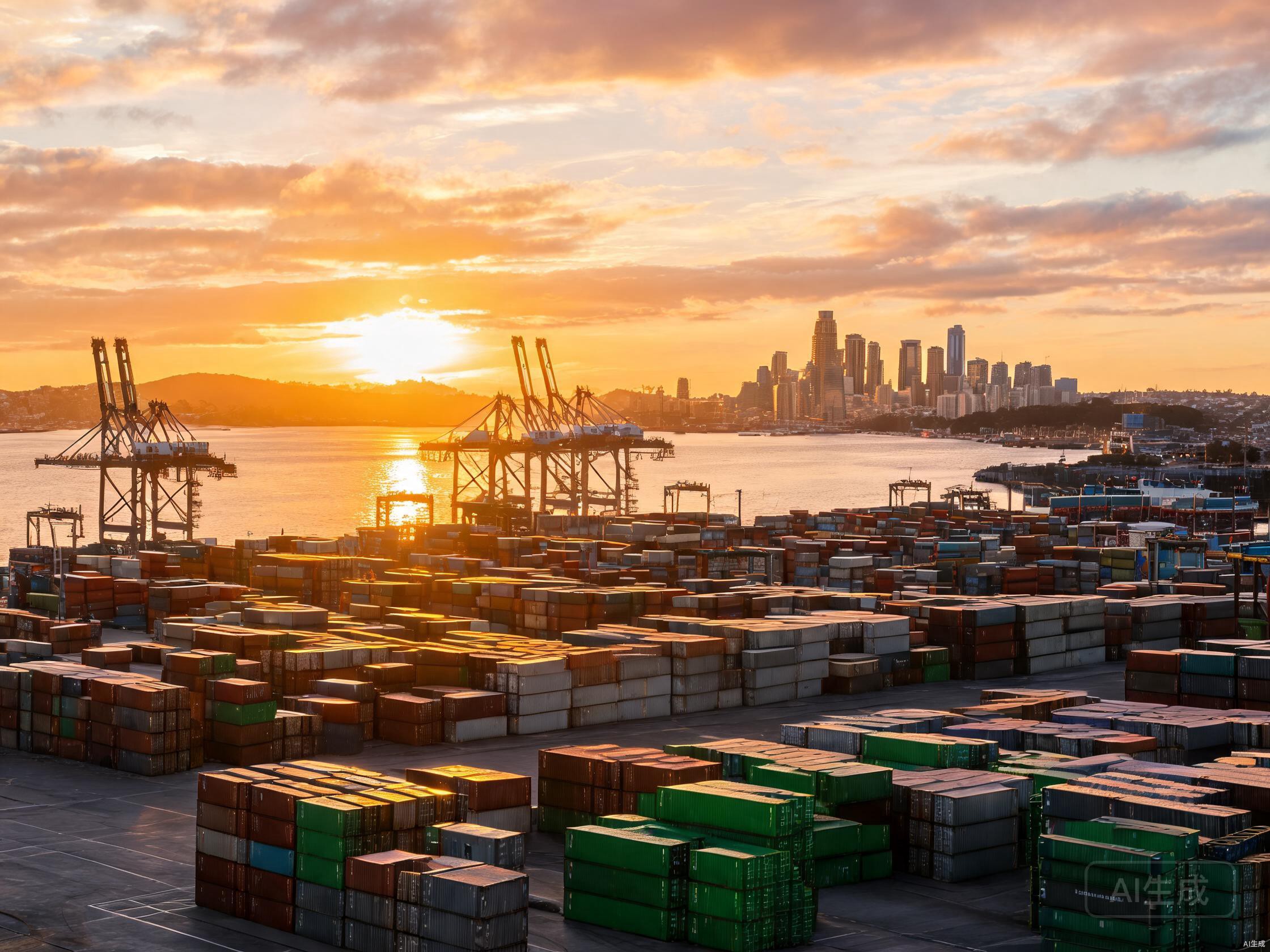 Cross-border trade shipping containers