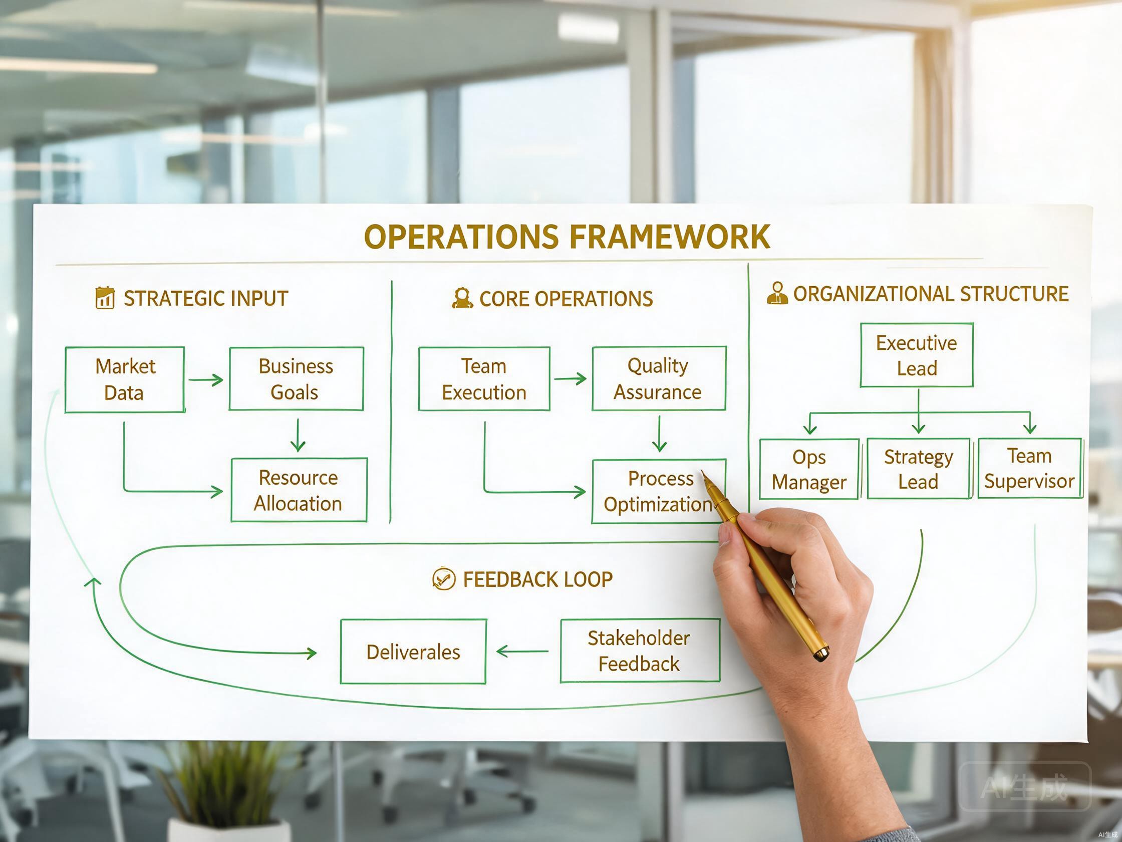 Operations framework whiteboard session