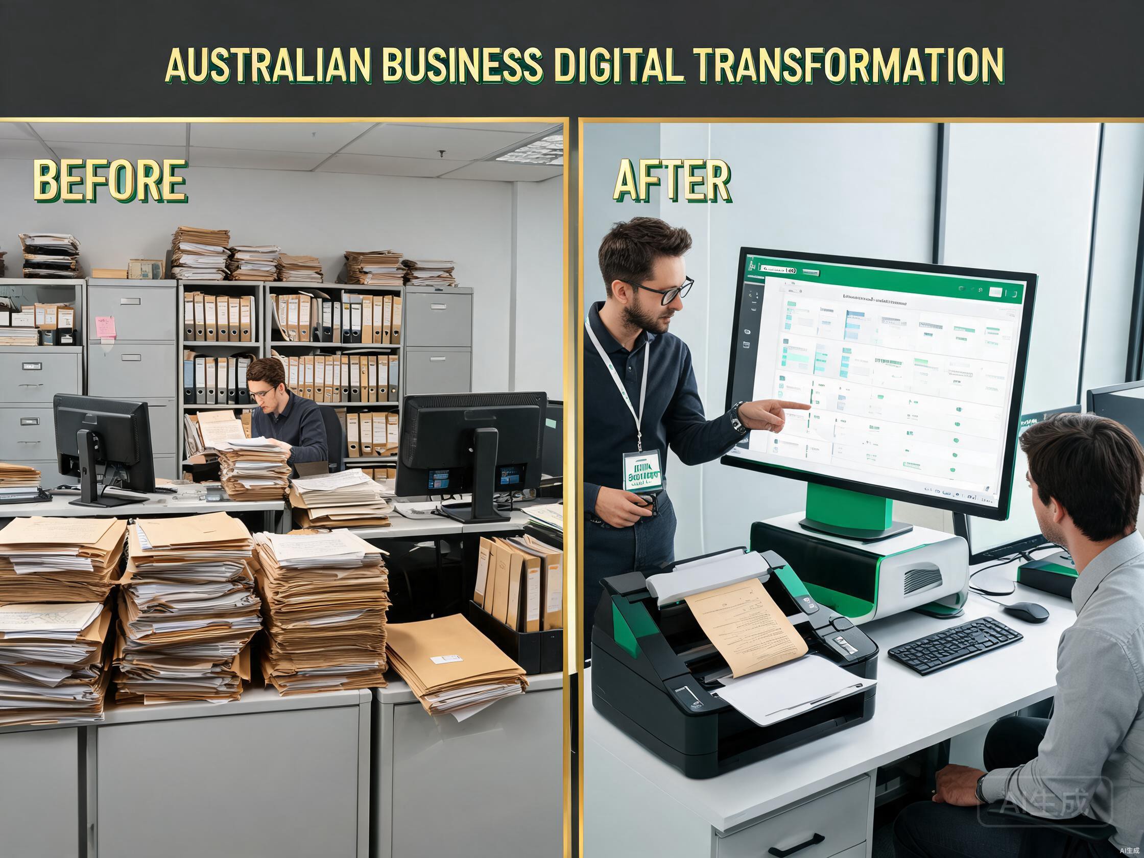 Digital transformation for a traditional business case study